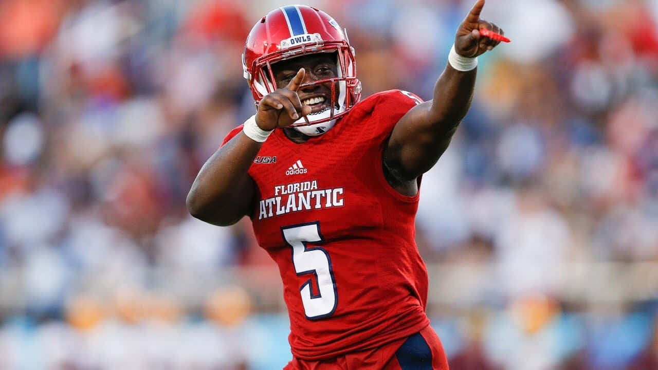 Devin Singletary Florida Atlantic Action Shot Wallpaper