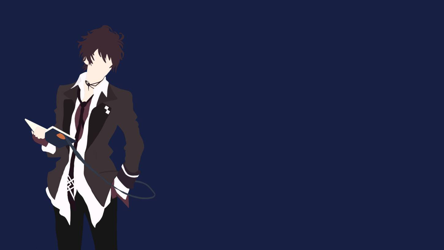 Diabolik Lovers Ruki Minimalist Art Wallpaper