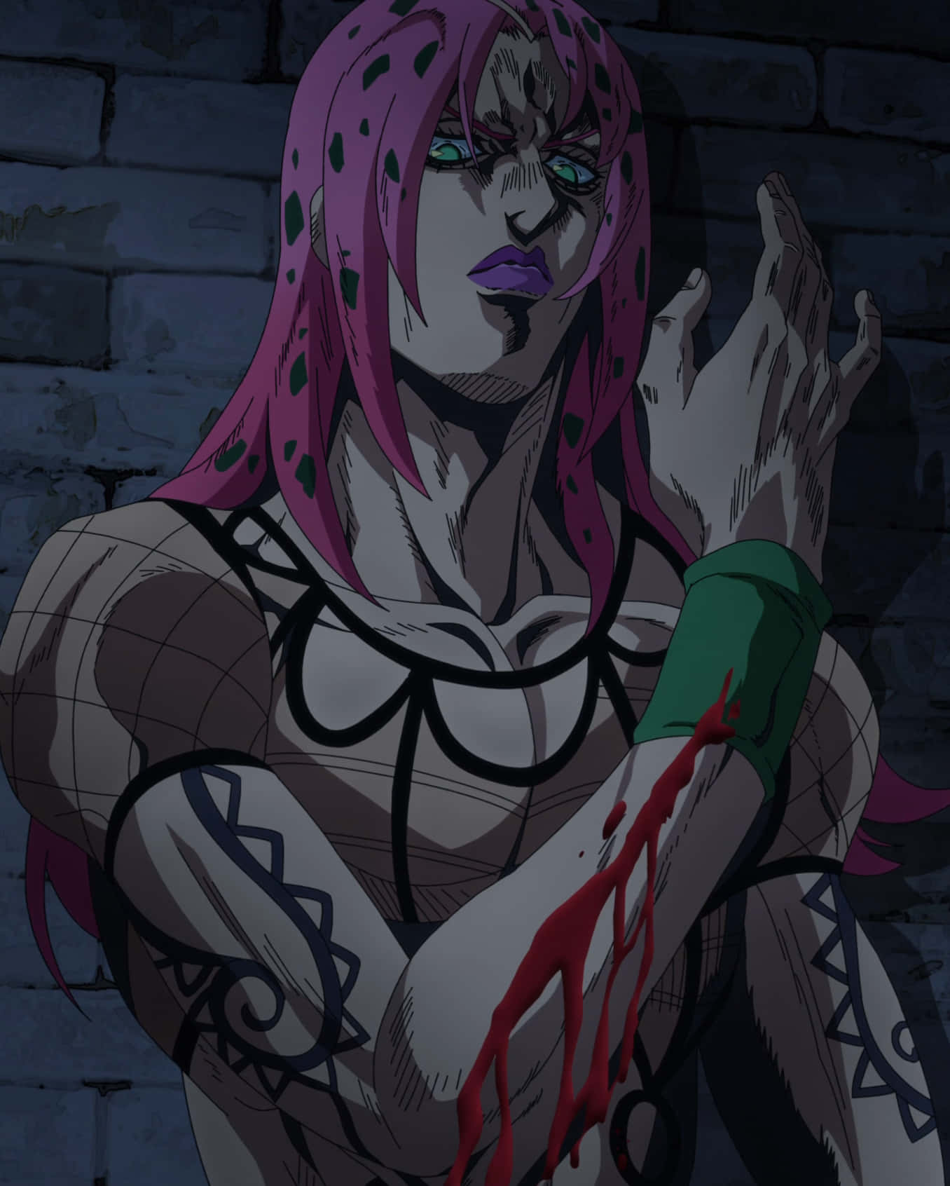 Diavolo, The Head Of The Passione Crime Syndicate And The Main Antagonist Of Jojo Bizarre Adventure Part 5: Golden Wind. Wallpaper