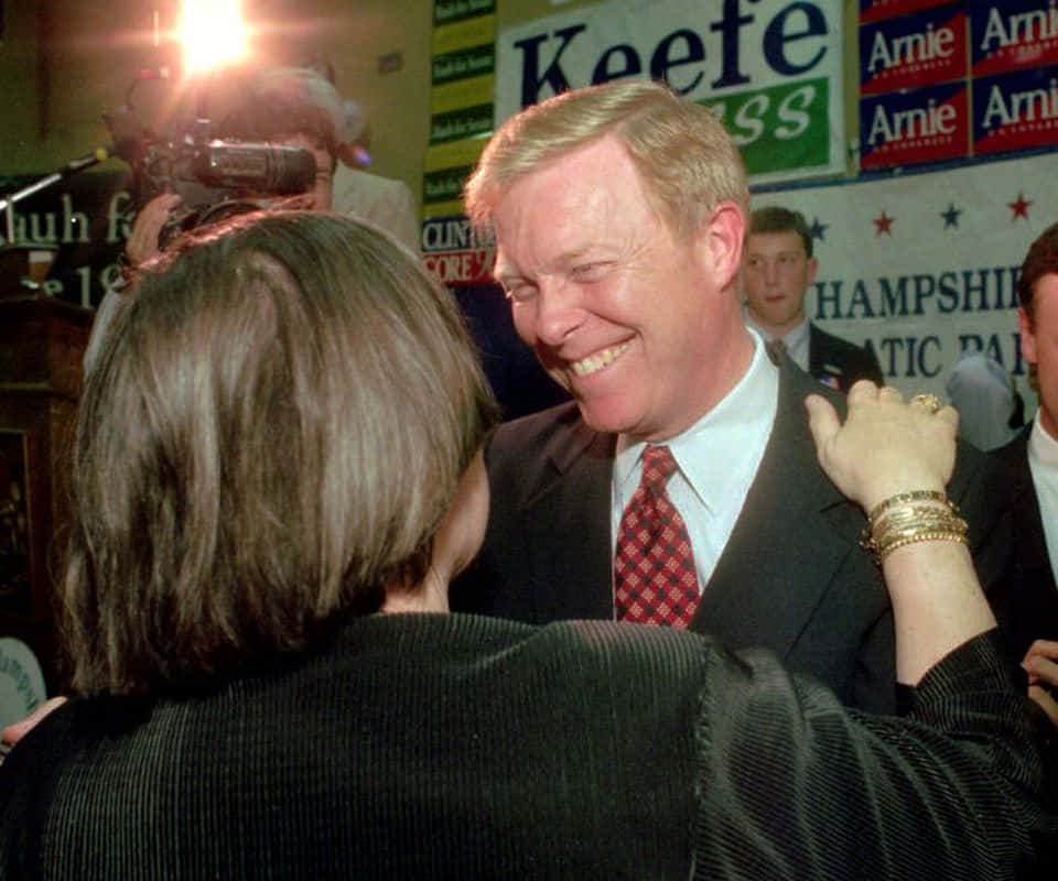 Dick Gephardt Candid Smile Wallpaper