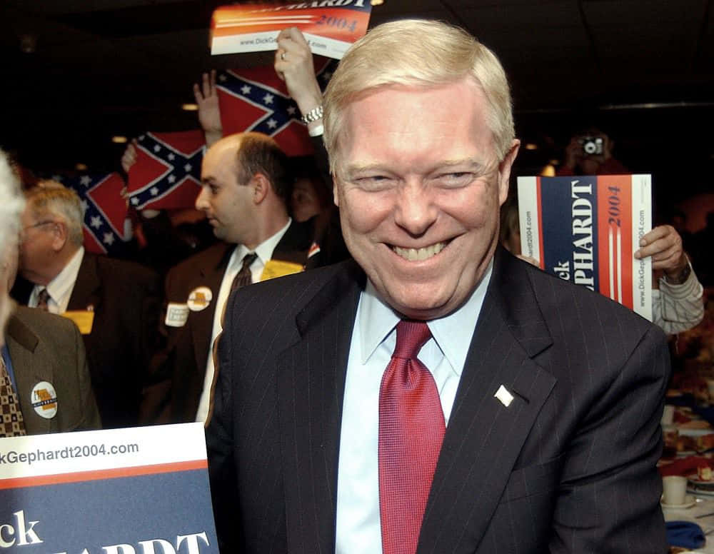 Dick Gephardt Smiling Wallpaper