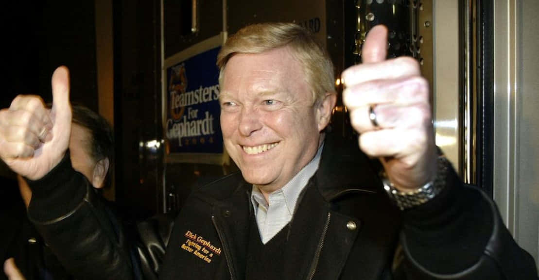 Dick Gephardt Thumbs Up Wallpaper