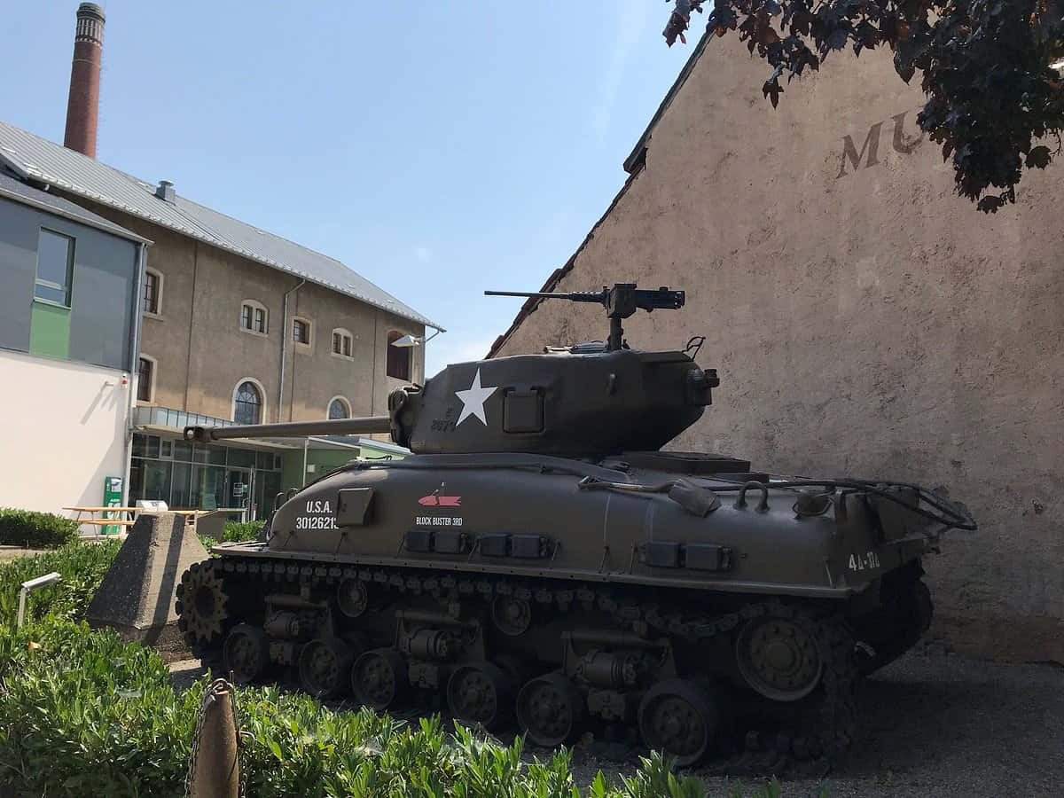 Diekirch Historical Military Tank Display Wallpaper