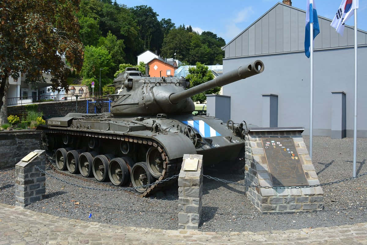 Diekirch Military Museum Exhibit Tank Wallpaper