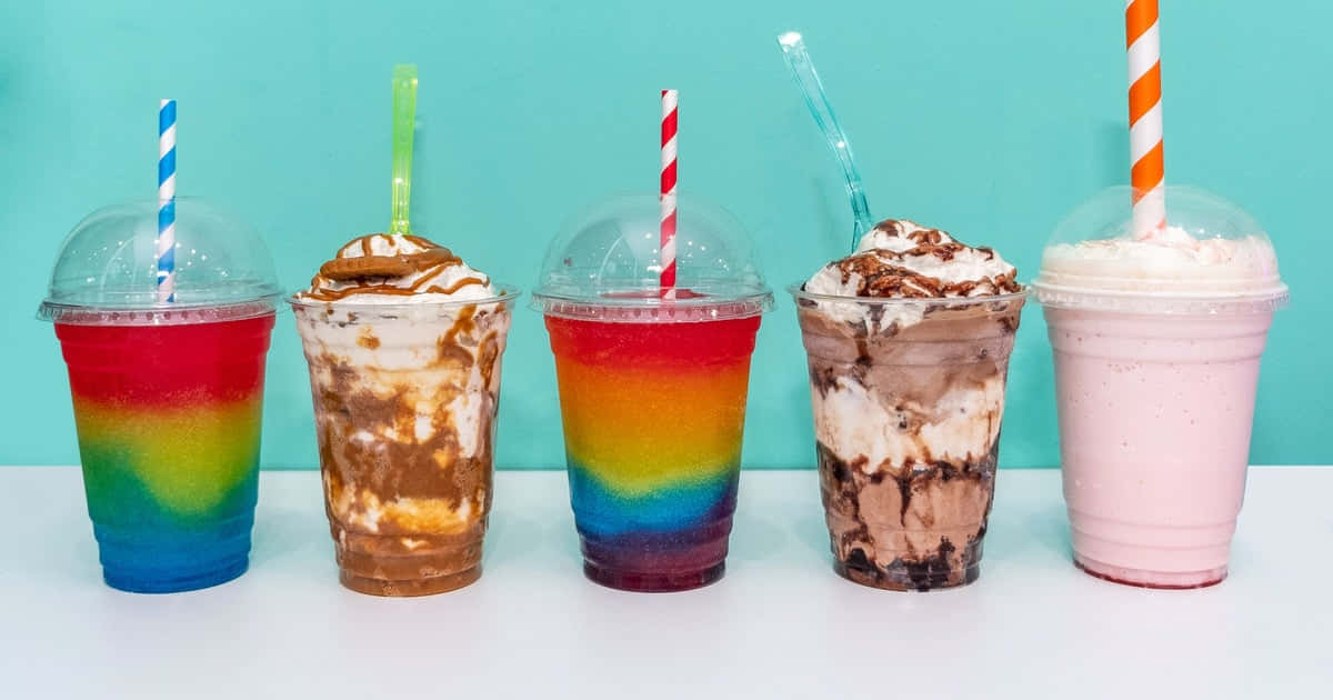 Different Kinds Of Slushy Drinks Wallpaper