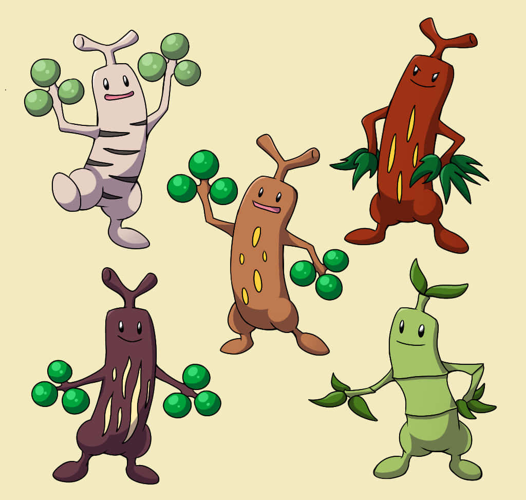 Different Versions Of Sudowoodo Wallpaper