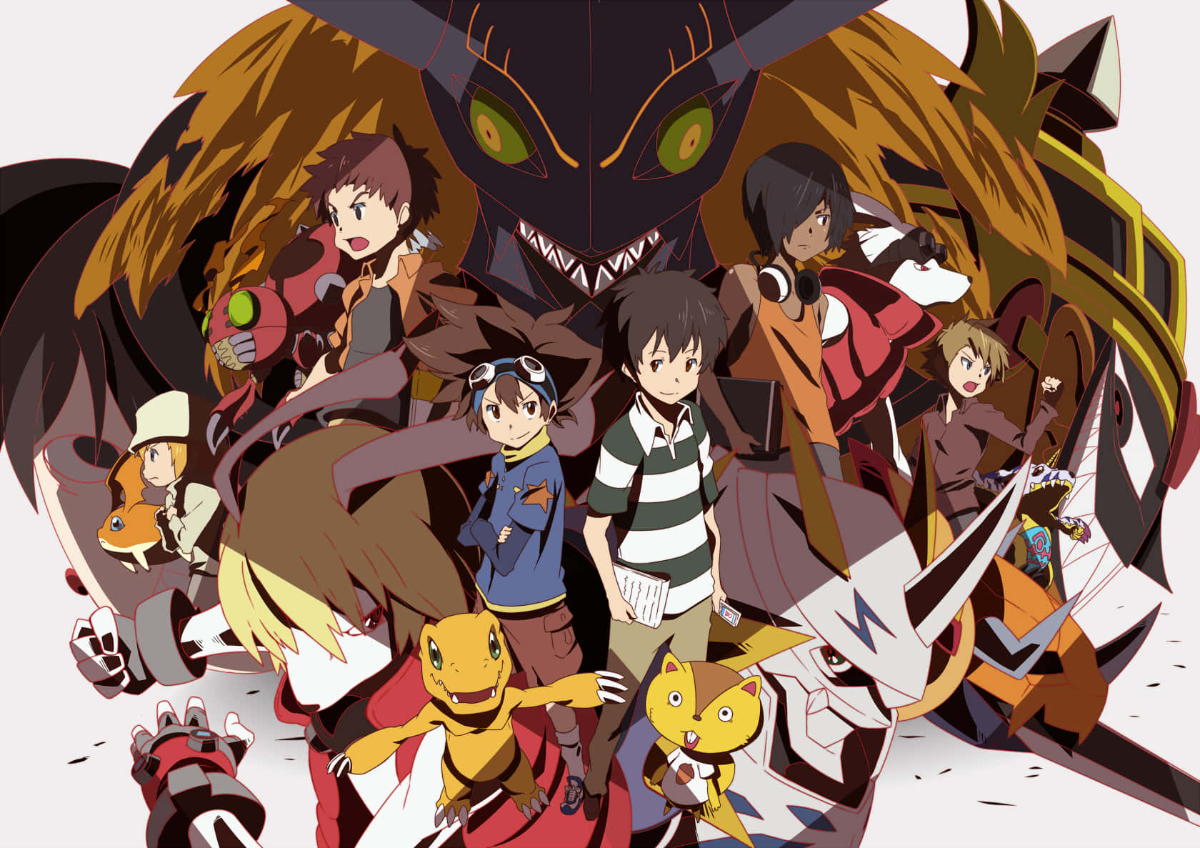 Digimon Adventure Charactersand Digimon Wallpaper