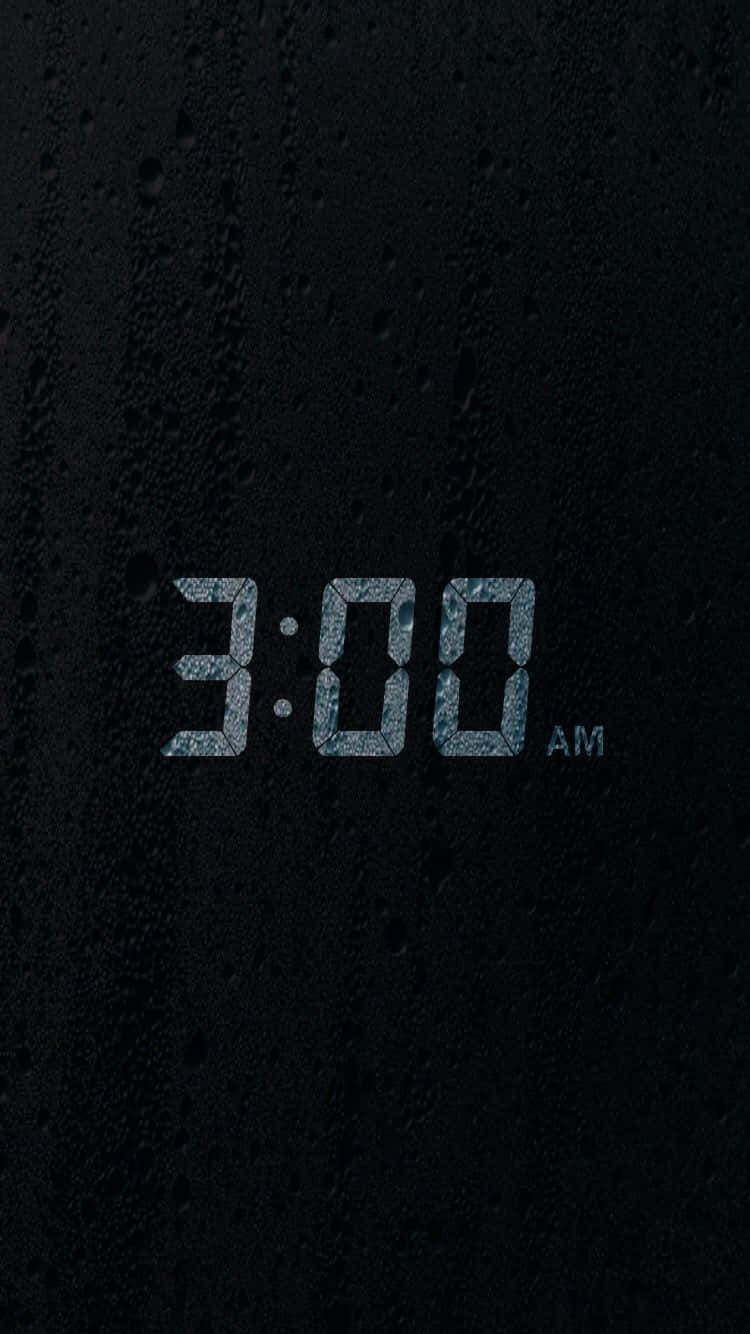 Digital Clock Displaying3 A M Wallpaper