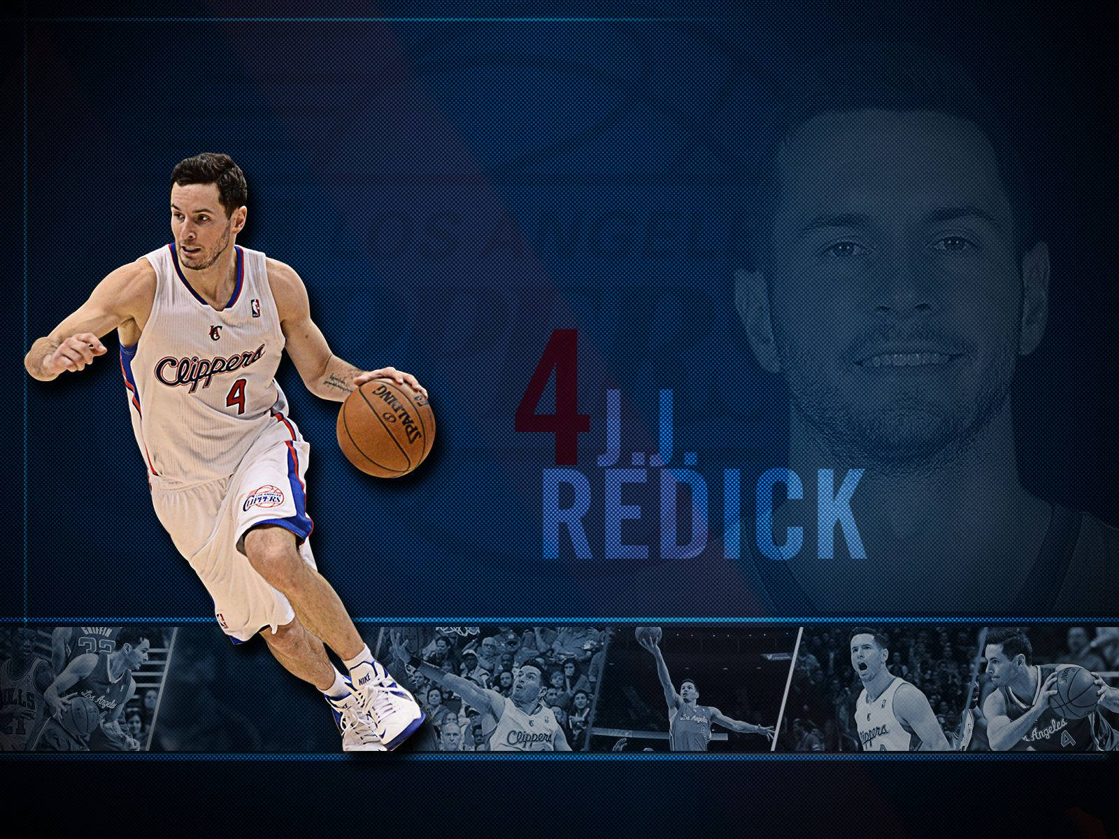 Digital Poster Of Jj Redick Wallpaper