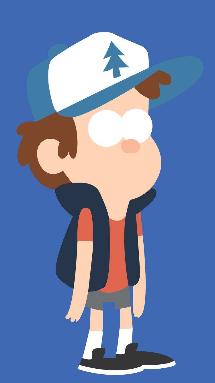 Dipper Pines Blue Vector Art Wallpaper