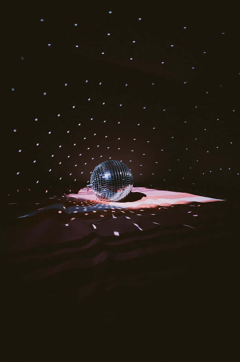 Disco Ball Sparklingin Darkness Wallpaper