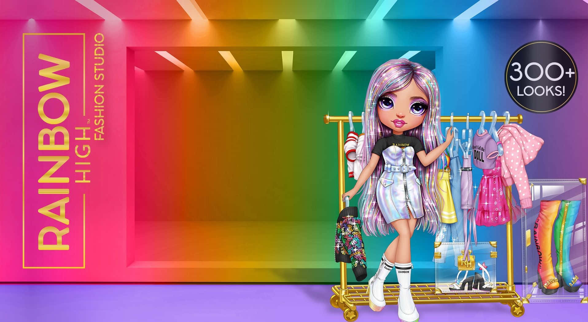 Discover An Endless World Of Creativity, Friendship And Fun With Rainbow High! Wallpaper