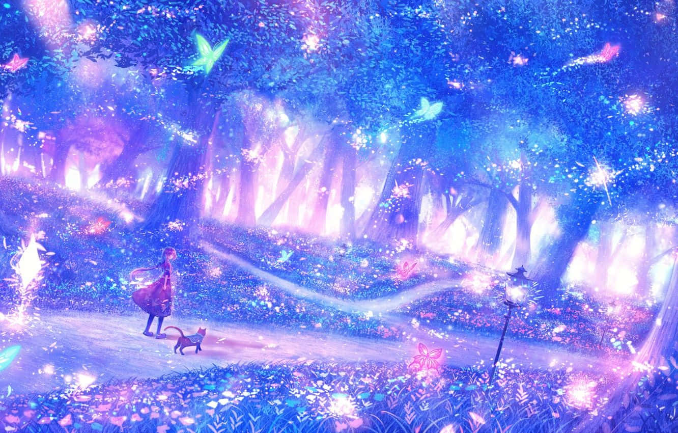 Discover Magical Adventures In The Fairy Forest Wallpaper