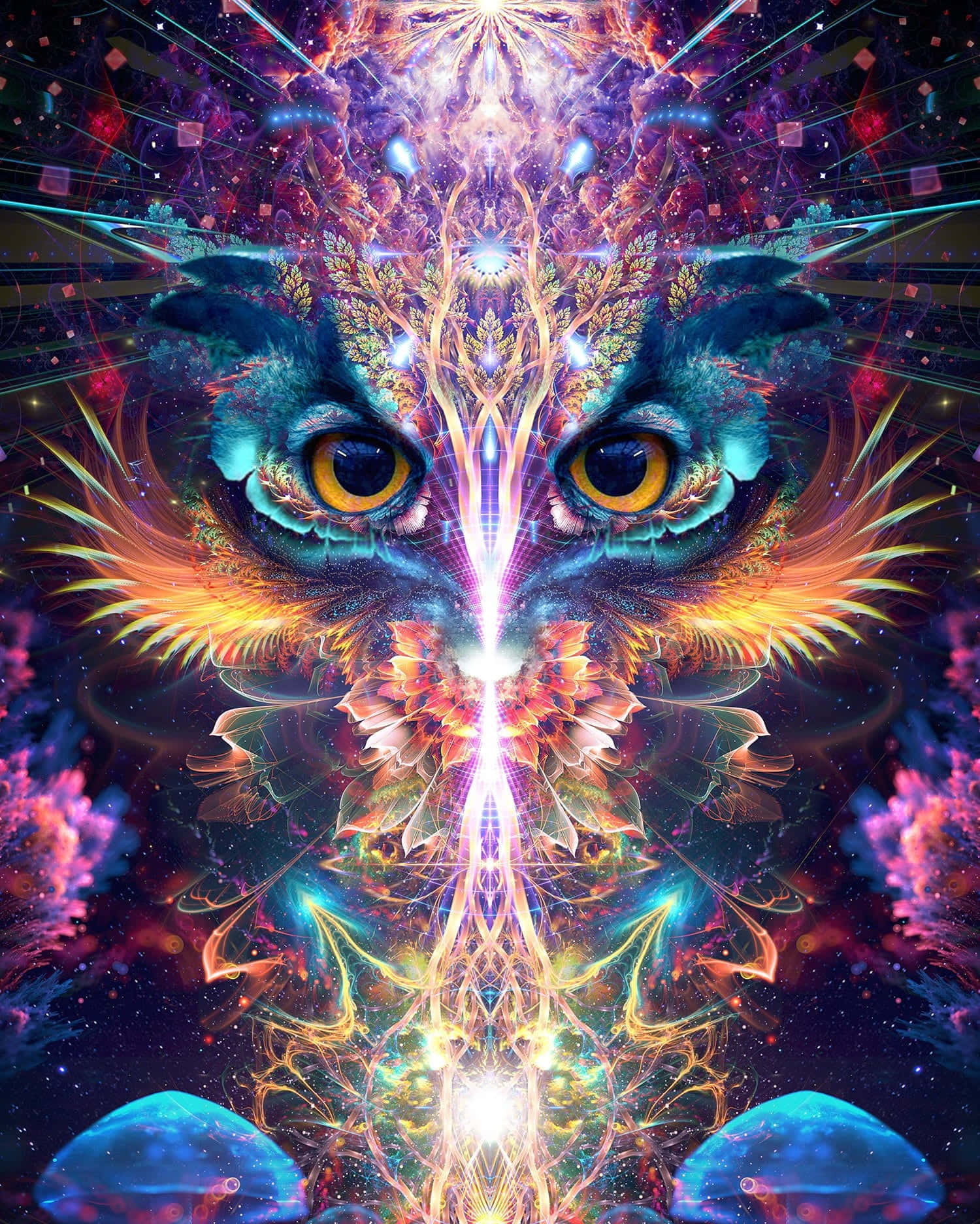 Discover The Enchanting World Of Trippy Animals! Wallpaper