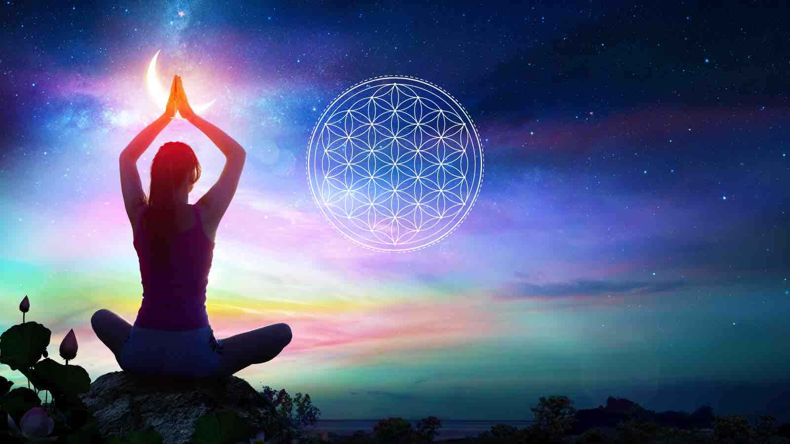 Discover The Harmony And Beauty Of The Flower Of Life Wallpaper