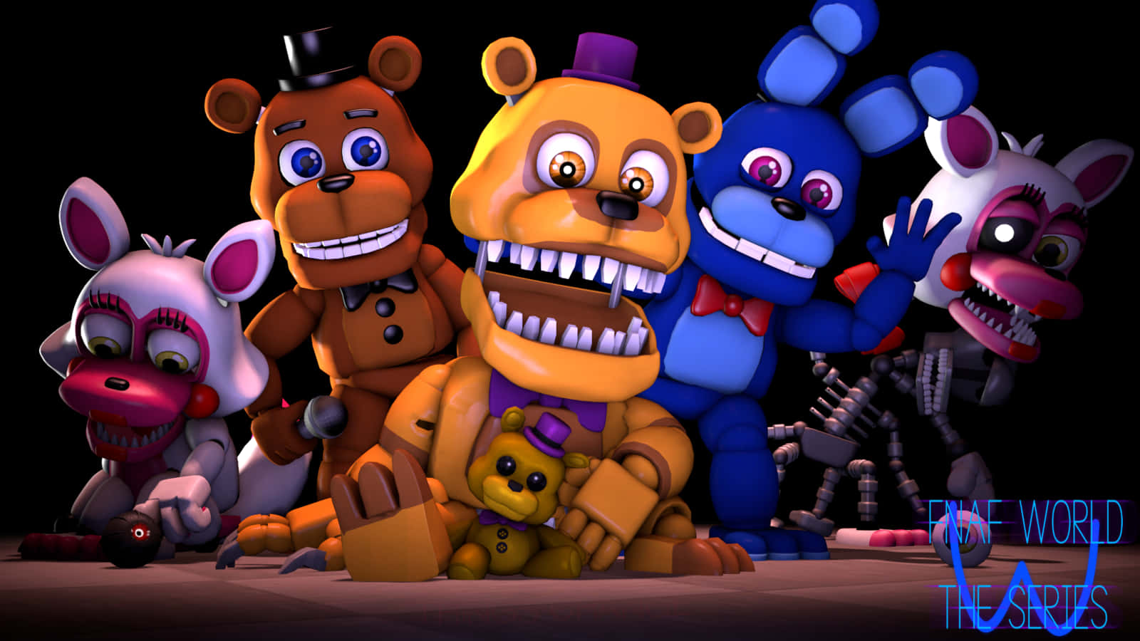 Discover The Terror Of Five Nights At Freddy’s Desktop And Become The Hero Of The Night! Wallpaper