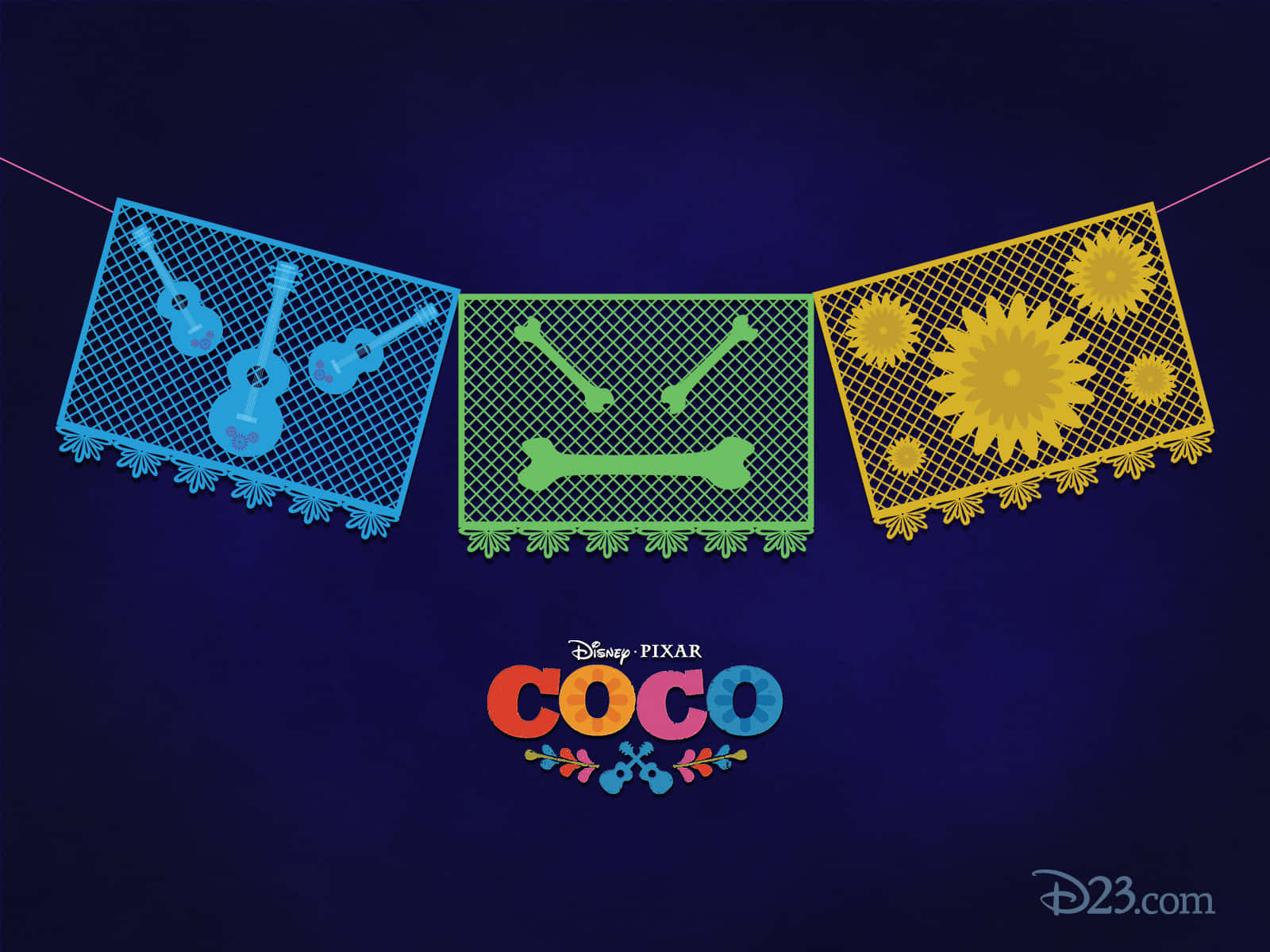 Discover The World Of Coco, A Magical Adventure From Disney-pixar Wallpaper