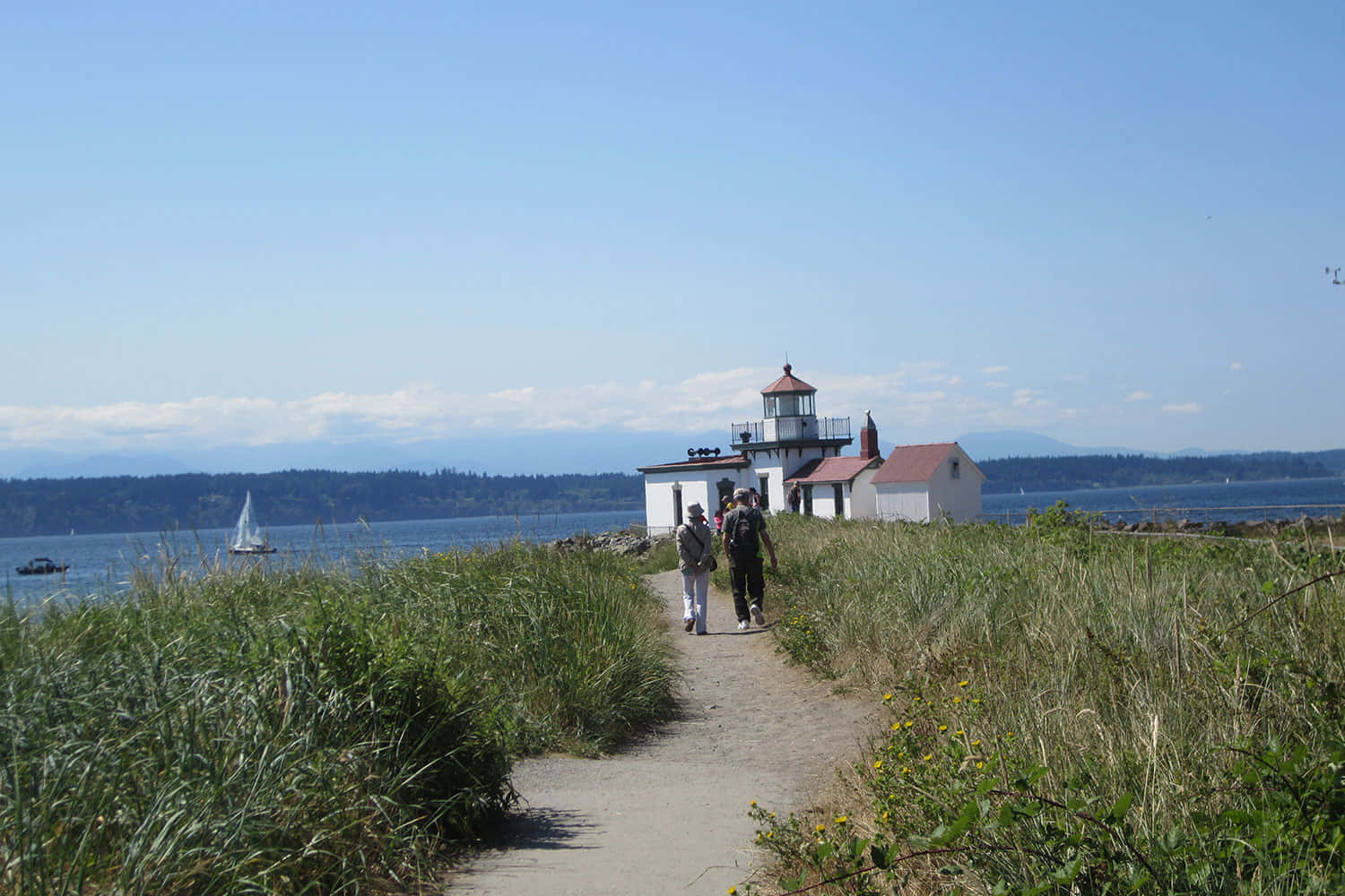 Discovery Park Lighthouse Path Seattle Wallpaper