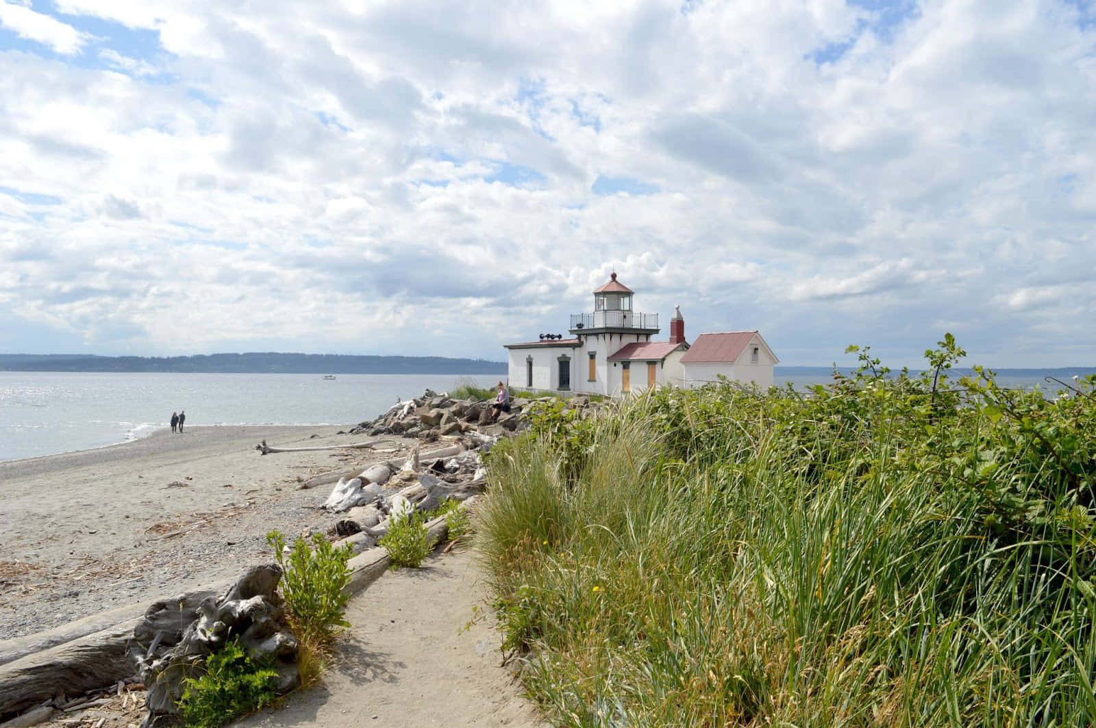 Discovery Park Lighthouse Seattle Wallpaper