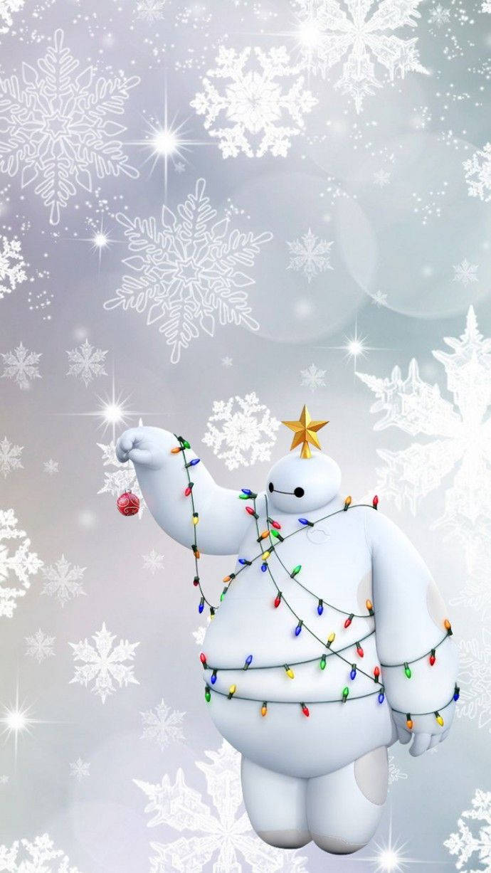 Disney Christmas Baymax Wallpaper