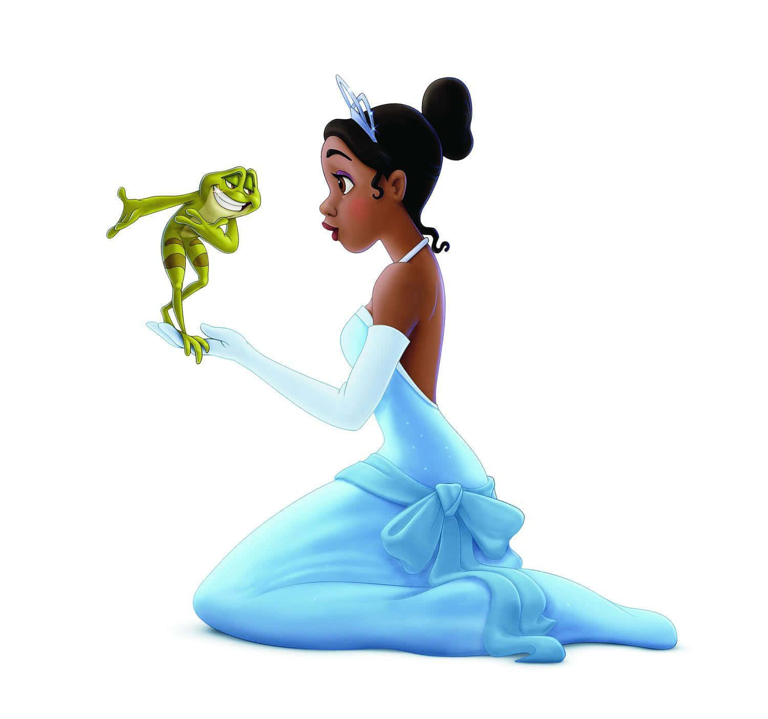 Disney Princess Tiana Dancing Through Her Dreams Wallpaper