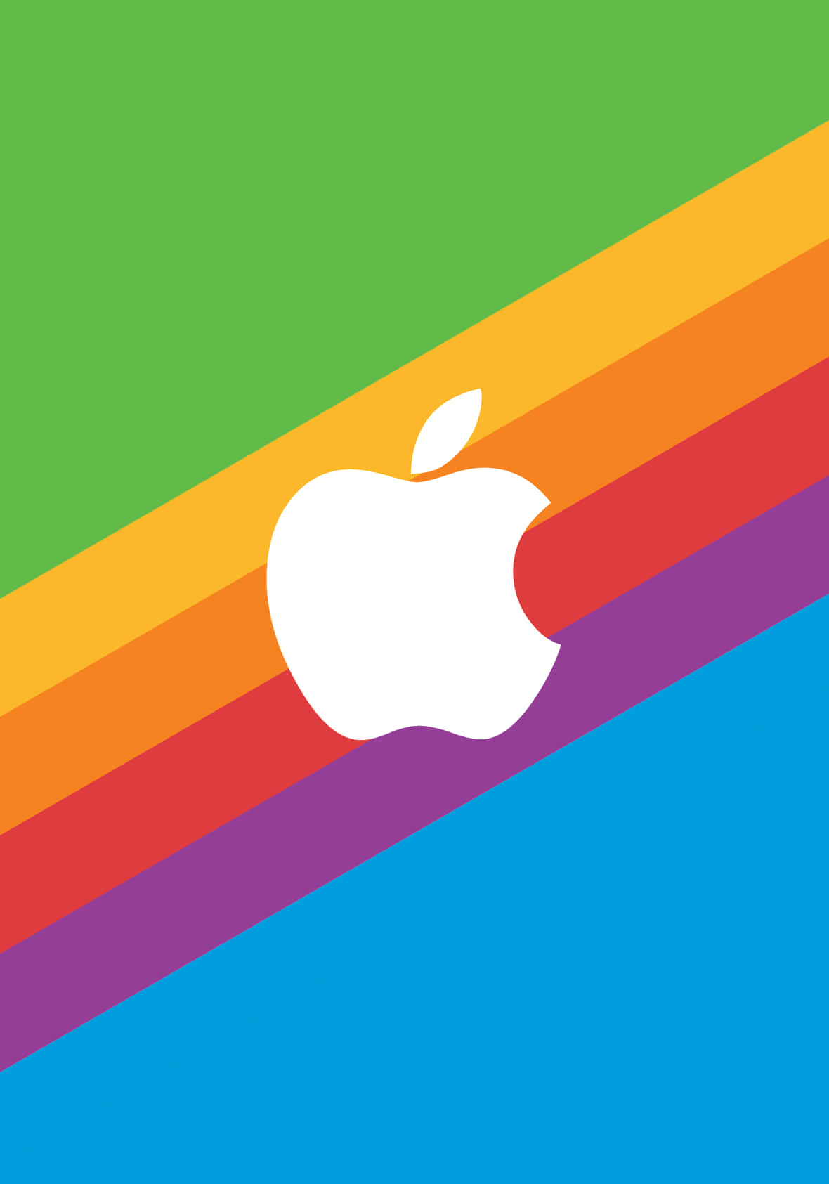 Display Of Pride: Lgbt Rainbow Flag On Iphone Wallpaper