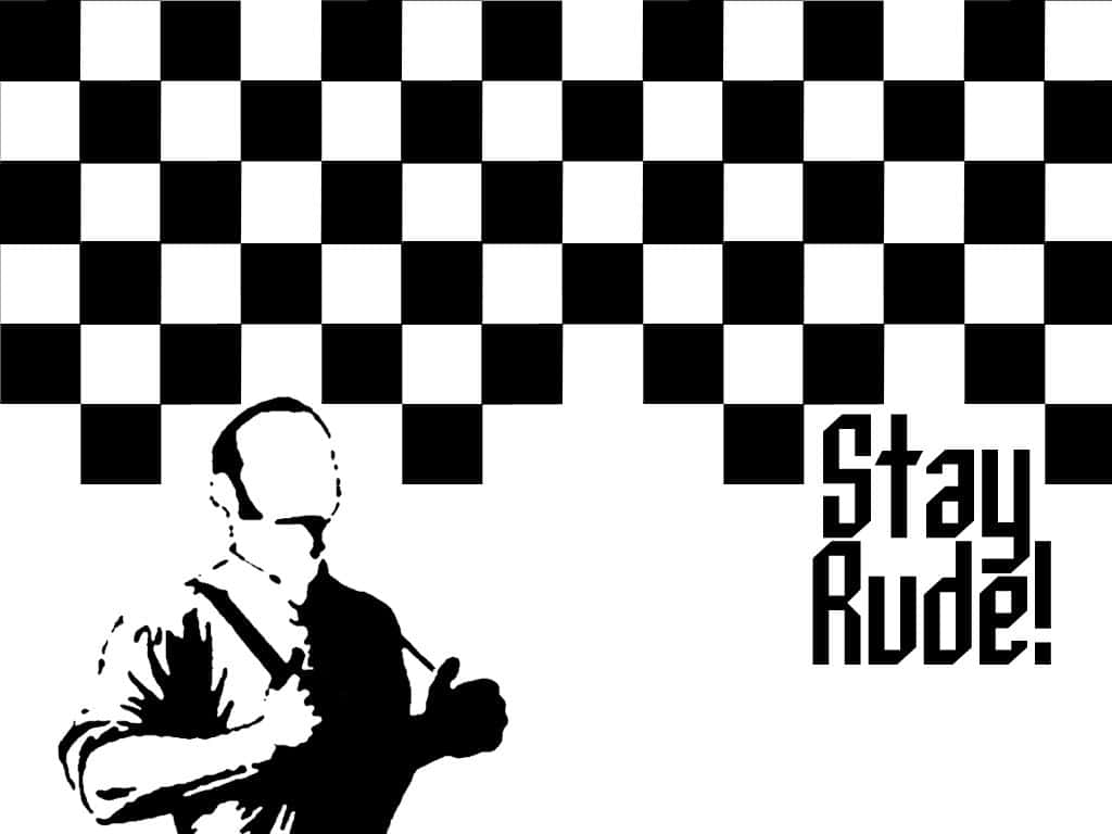 Disrespectful Stay Rude Cartoon Wallpaper