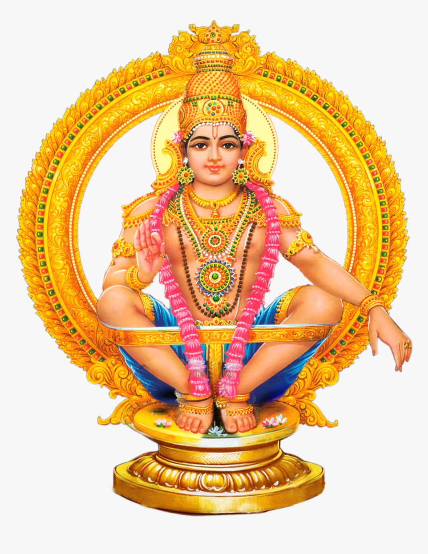 Divine Aura Of Lord Ayyappa Wallpaper