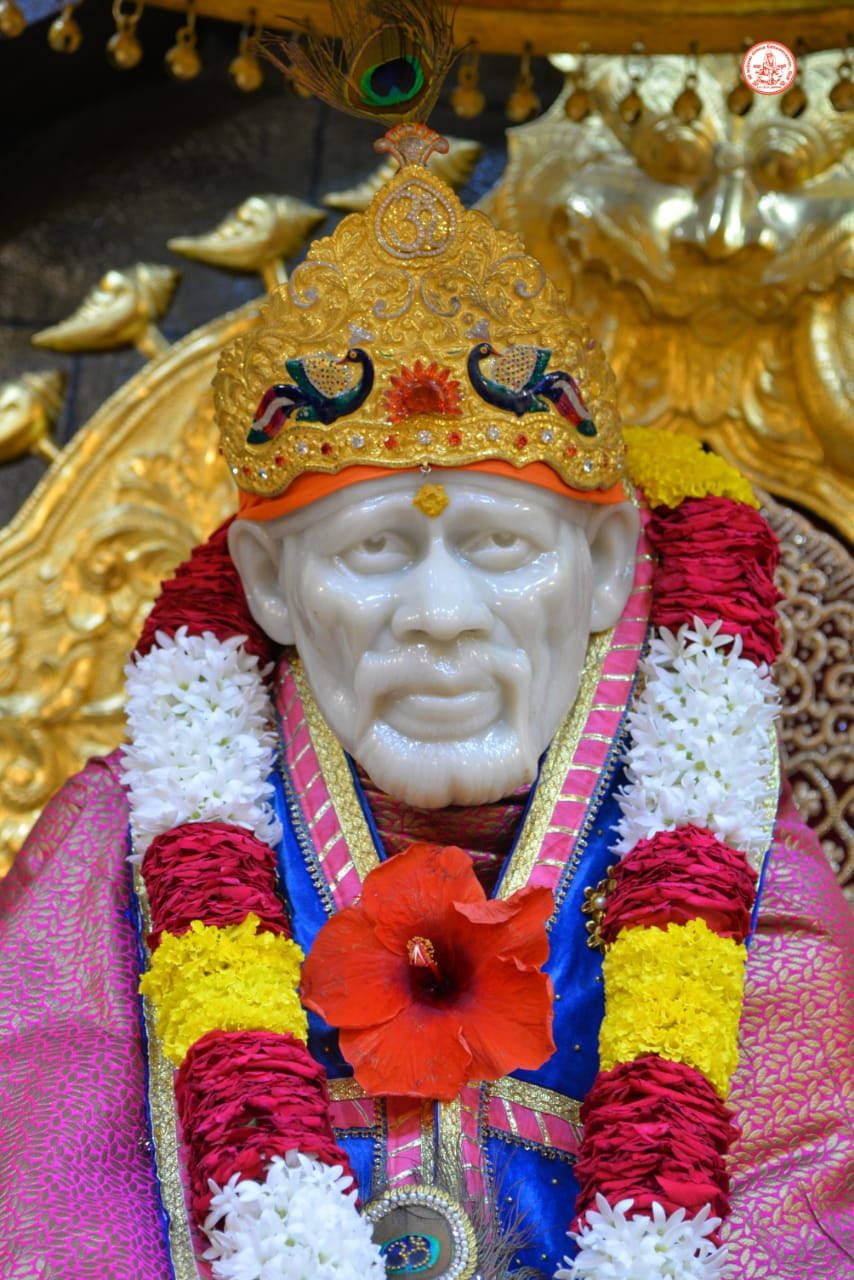 Divine Presence - Sai Baba On Your Phone Wallpaper