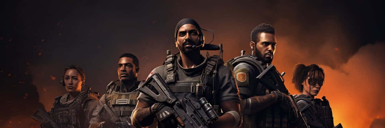 Division2 Agents Readyfor Action Wallpaper