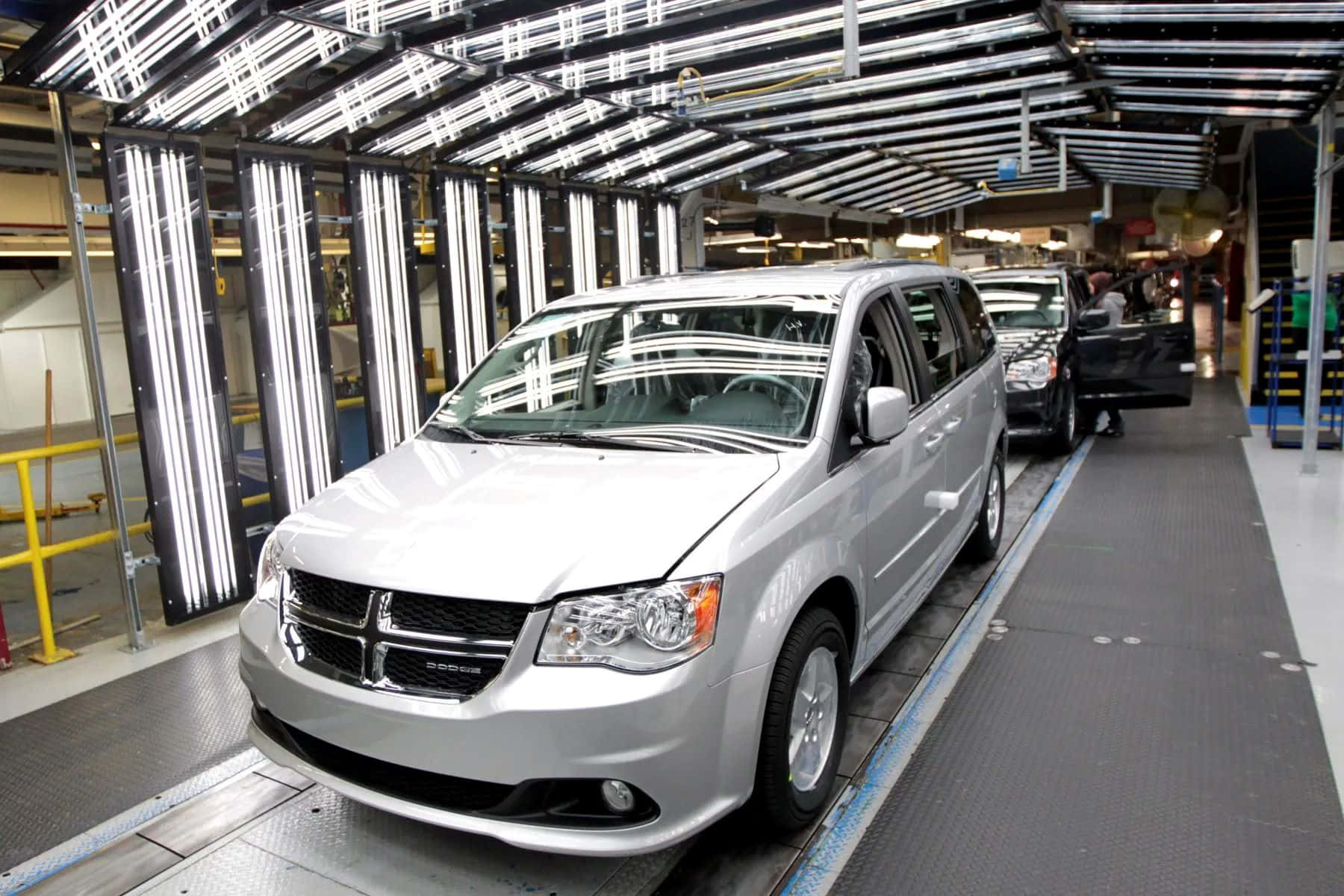 Dodge Grand Caravan Assembly Line Wallpaper