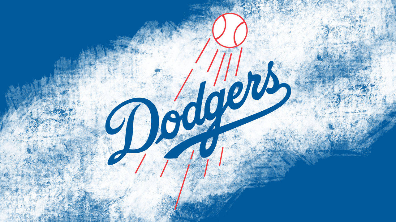 Dodgers Logo In The Clouds Wallpaper