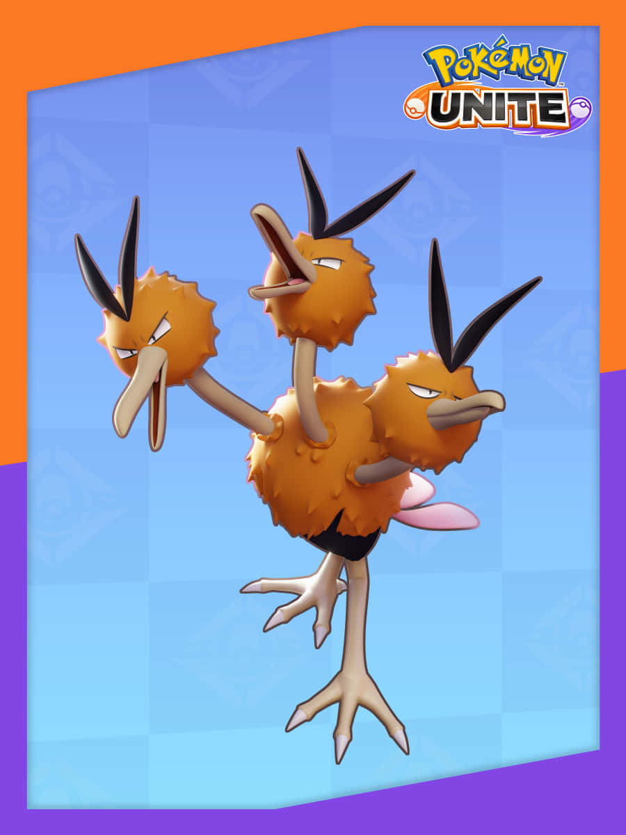 Dodrio In Pokemon Unite Phone Wallpaper