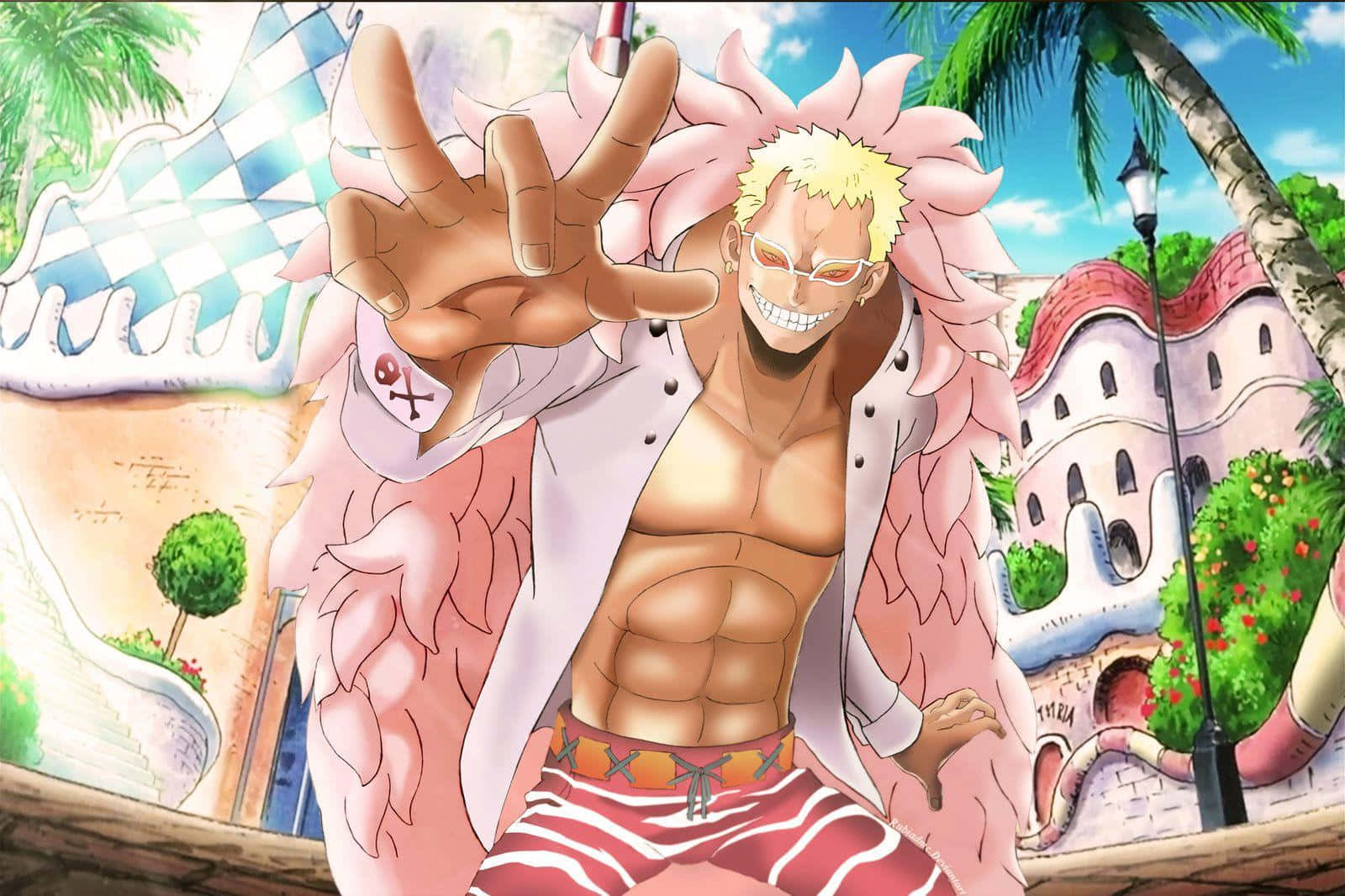 Doflamingo One Piece Anime Character Wallpaper