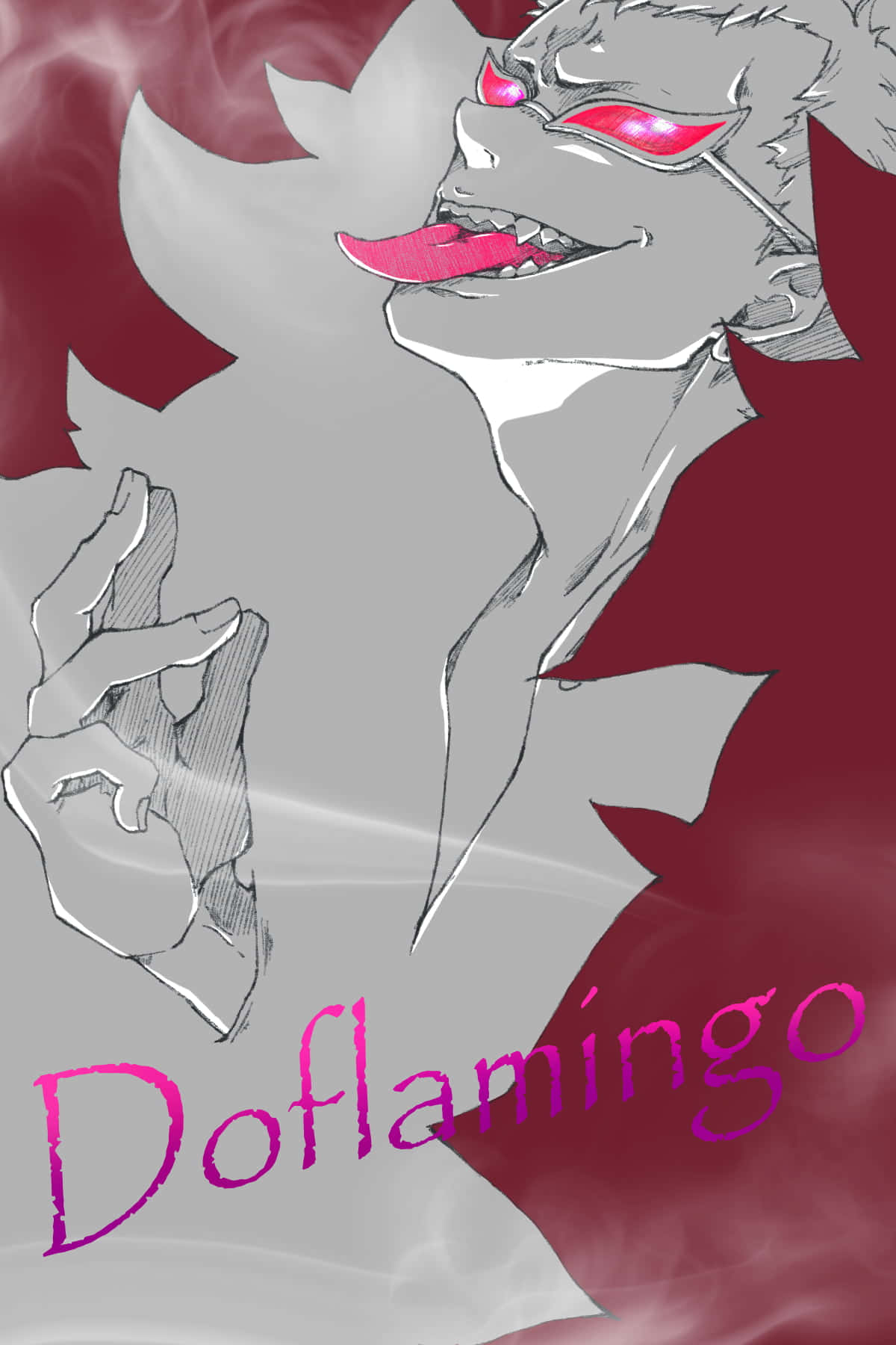 Doflamingo Smirk Artwork Wallpaper