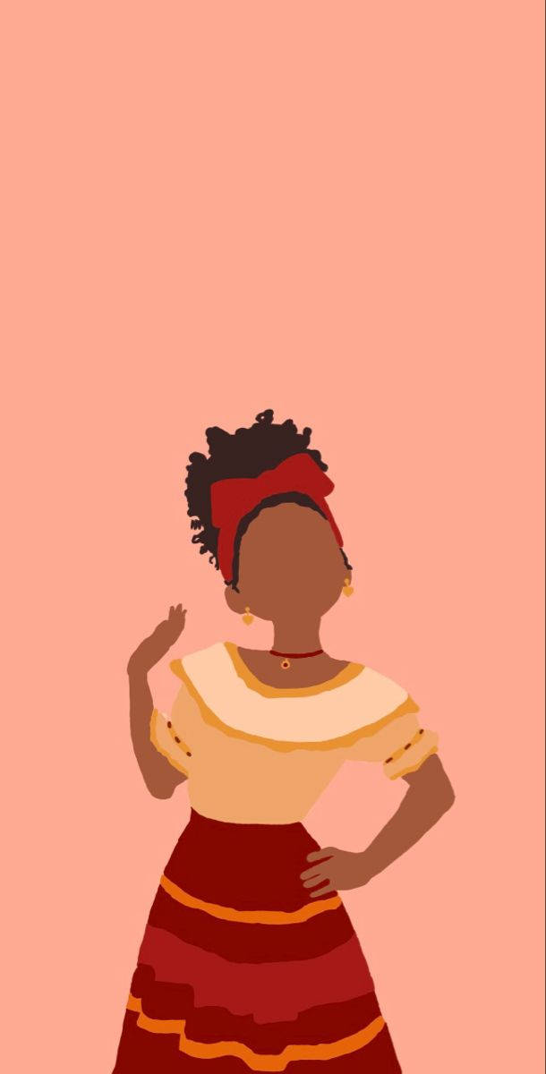 Dolores Madrigal Minimalist Art Wallpaper