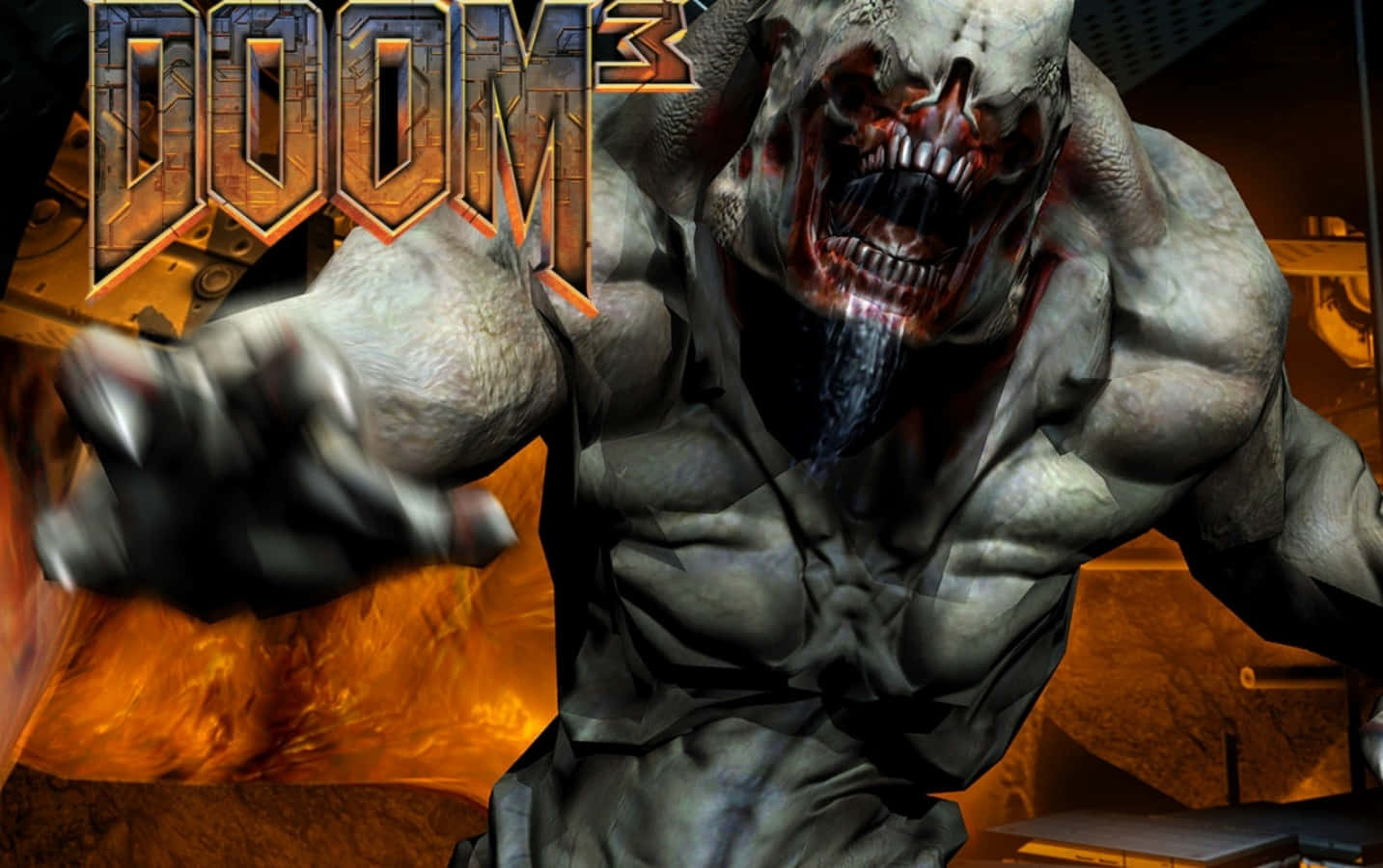 Doom 3 - Battle Through The Forces Of Hell Wallpaper