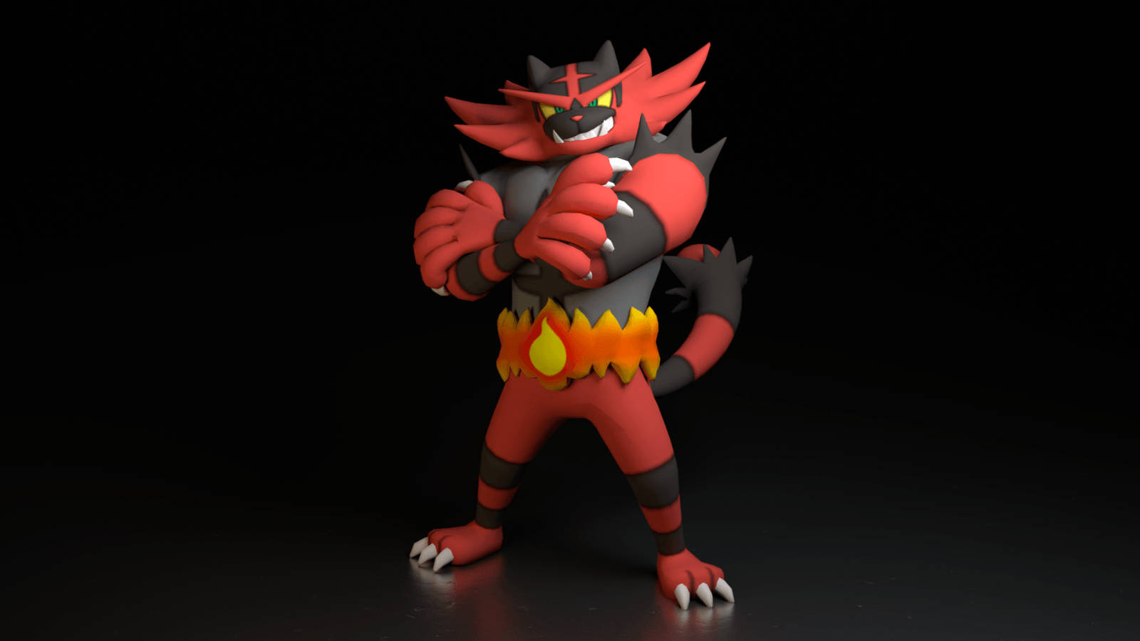 Dope Incineroar Wallpaper