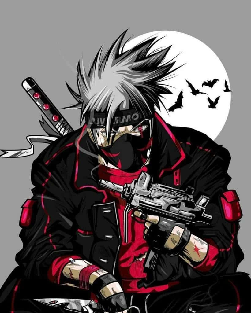 Dope Naruto Character Hatake Kakashi Wallpaper