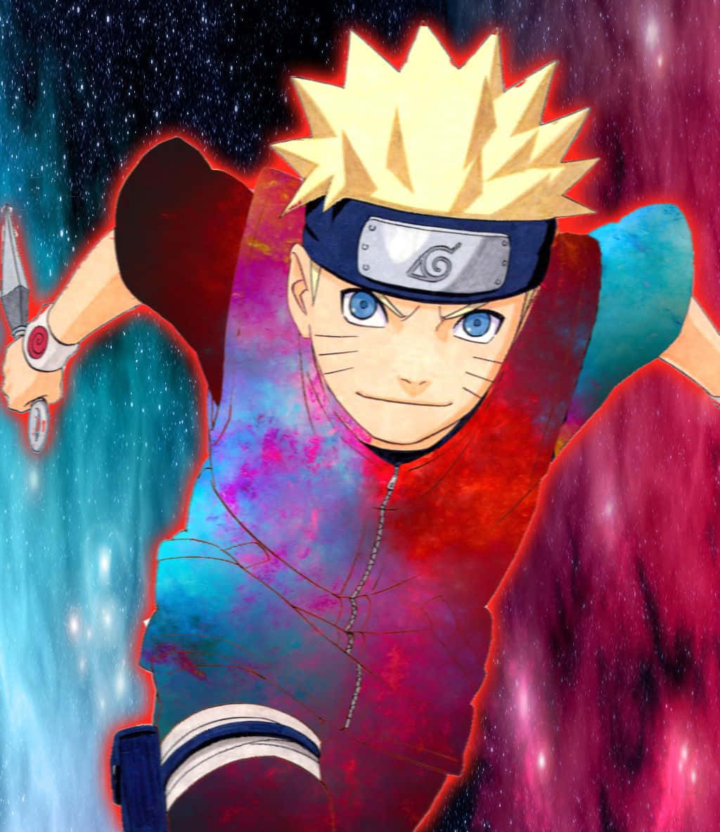 Dope Naruto Uzumaki Colorful Graphic Art Wallpaper