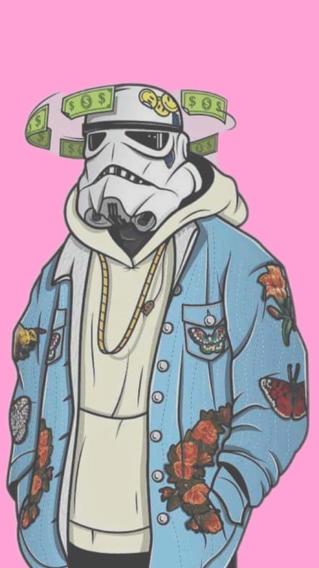 Dope Phone Stormtrooper Streetwear Wallpaper