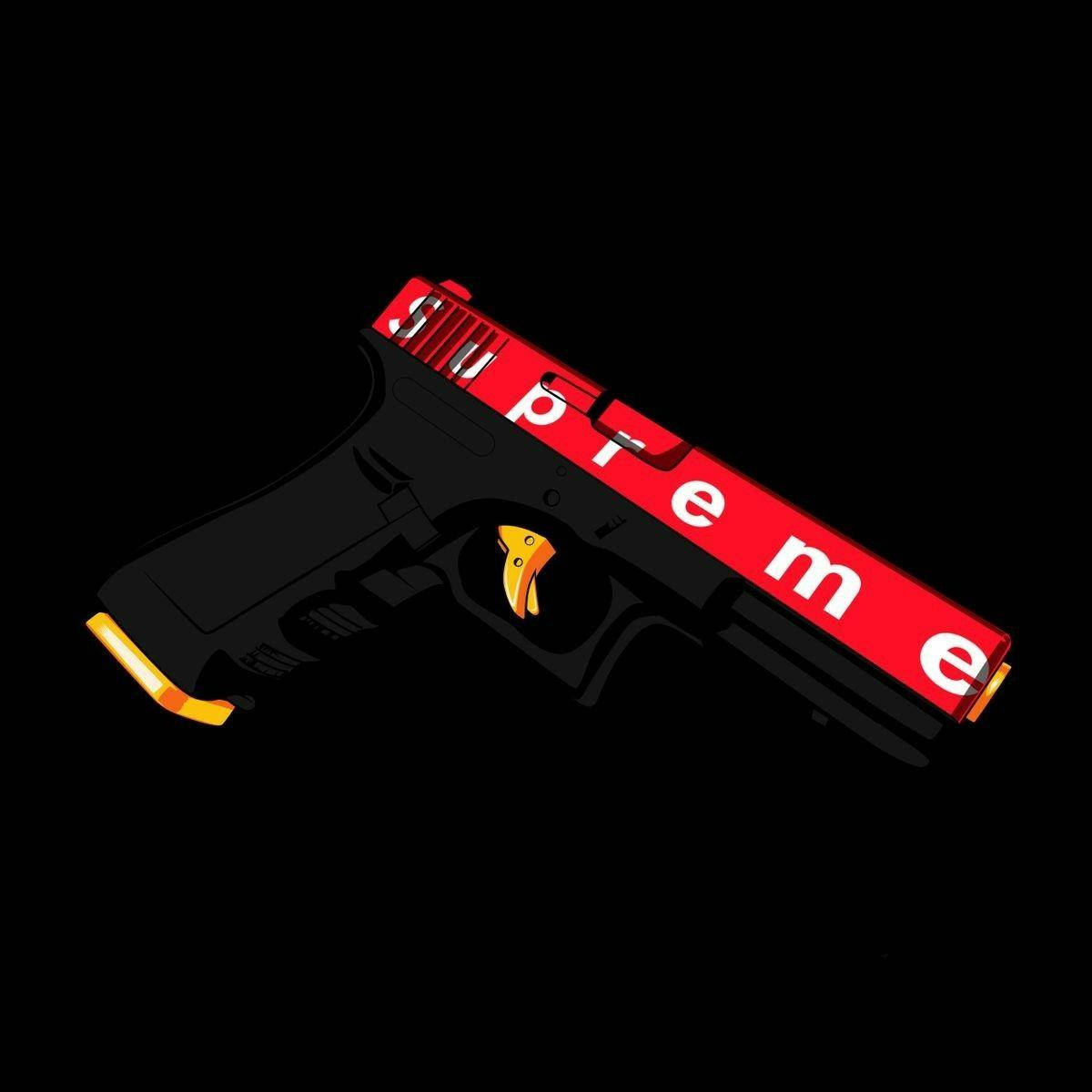 Dope Supreme Money Gun Wallpaper