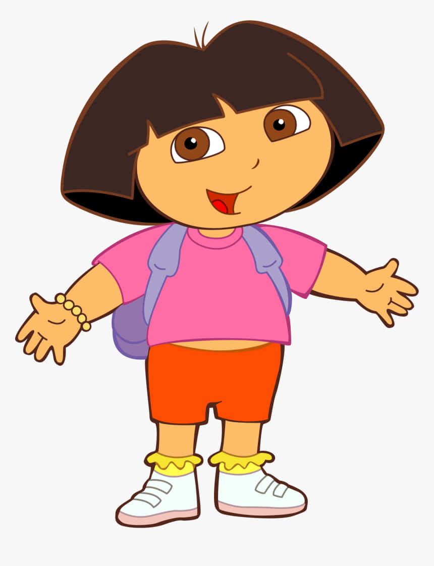 Dora The Explorer Goes On A Non-stop Adventure Wallpaper