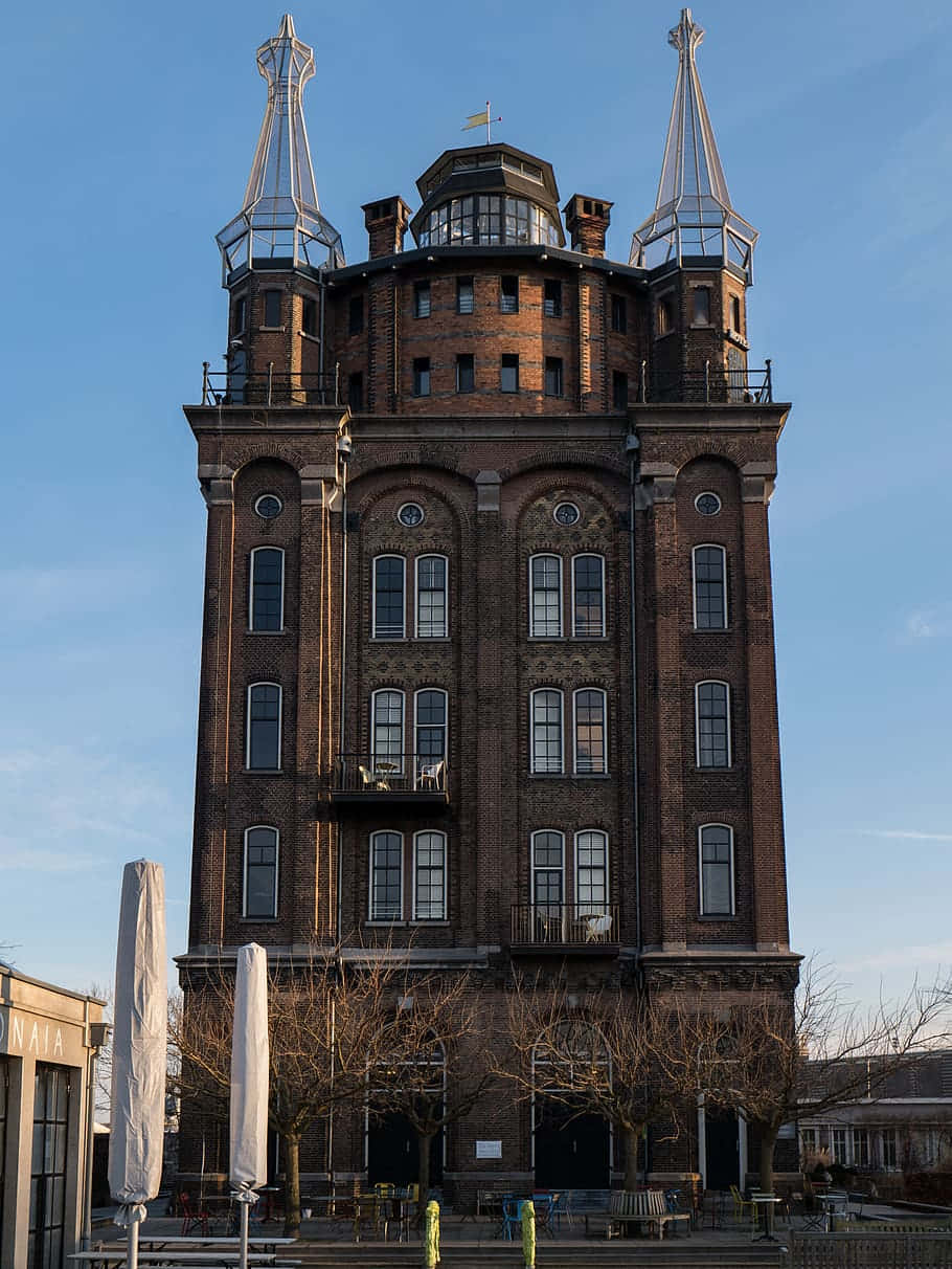 Dordrecht Historic Watertower Architecture Wallpaper