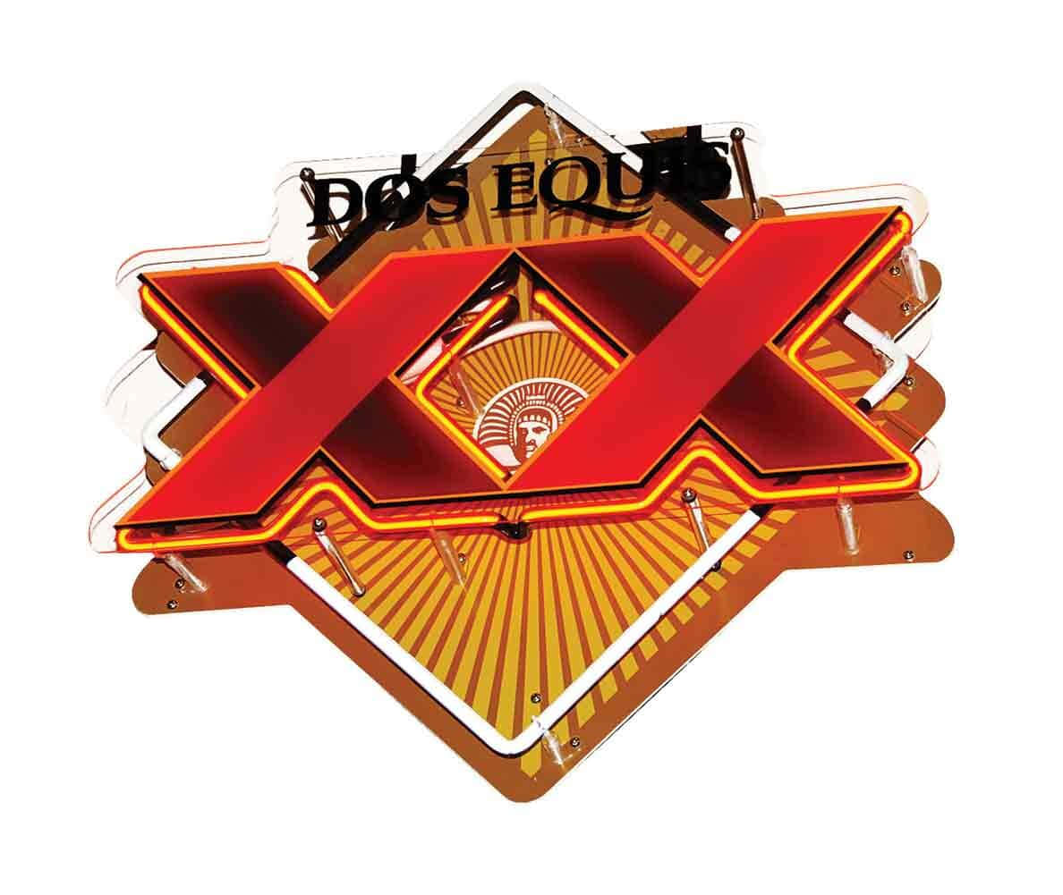 Dos Equis Beer Neon Sign Wallpaper