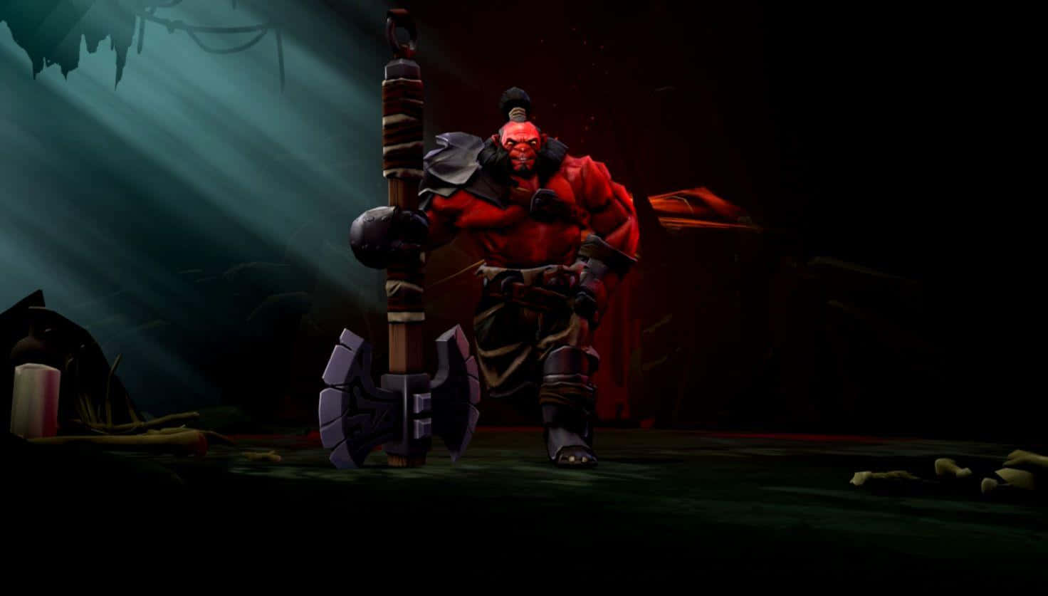 Dota 2 Axe With Massive Axe Wallpaper