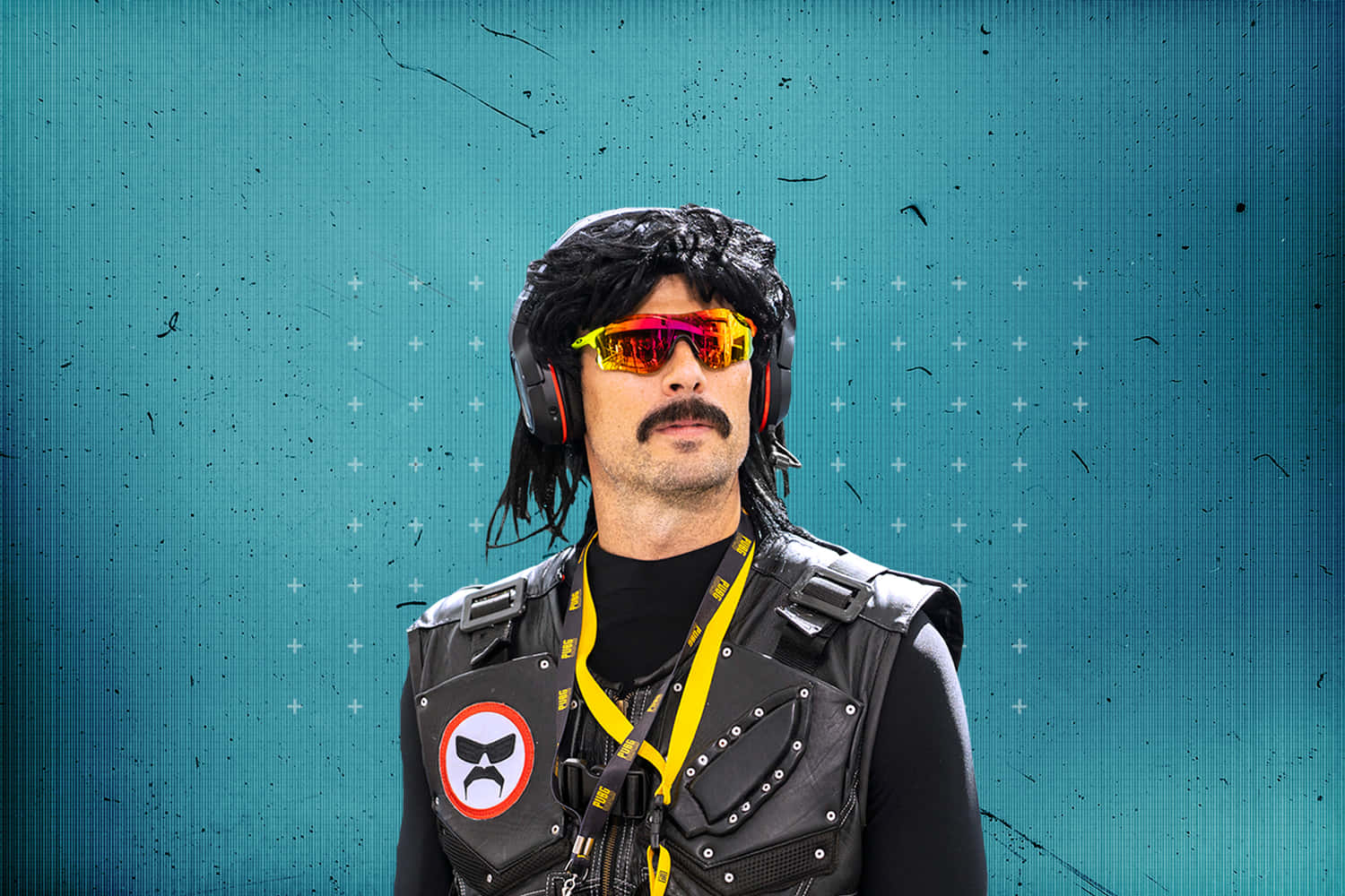 Dr Disrespect In His Iconic Style Wallpaper