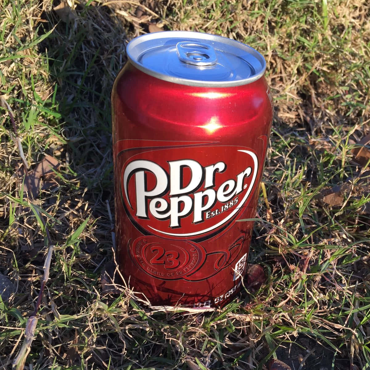 Dr Pepper Can Outdoor Grass Wallpaper