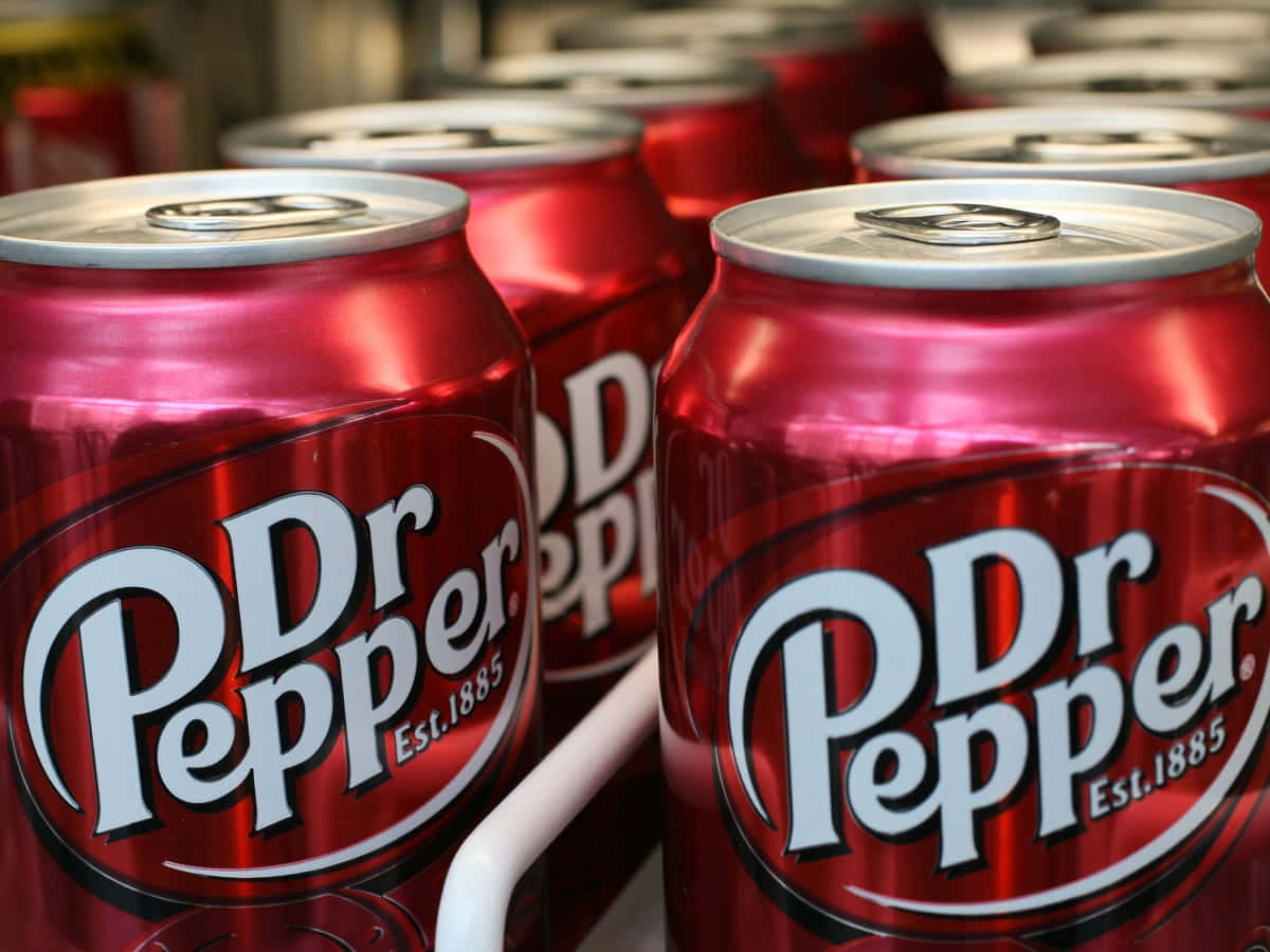 Dr Pepper Cans Aesthetic Wallpaper