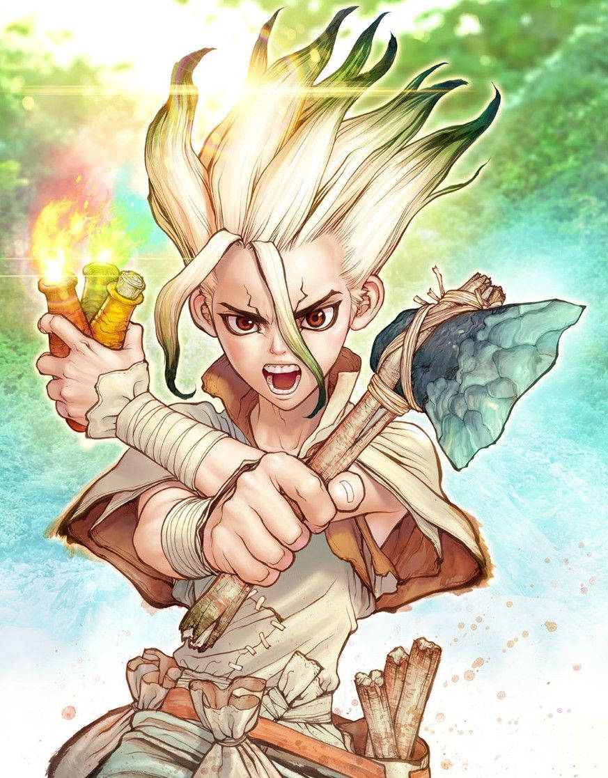 Dr Stone Senku Power Wallpaper